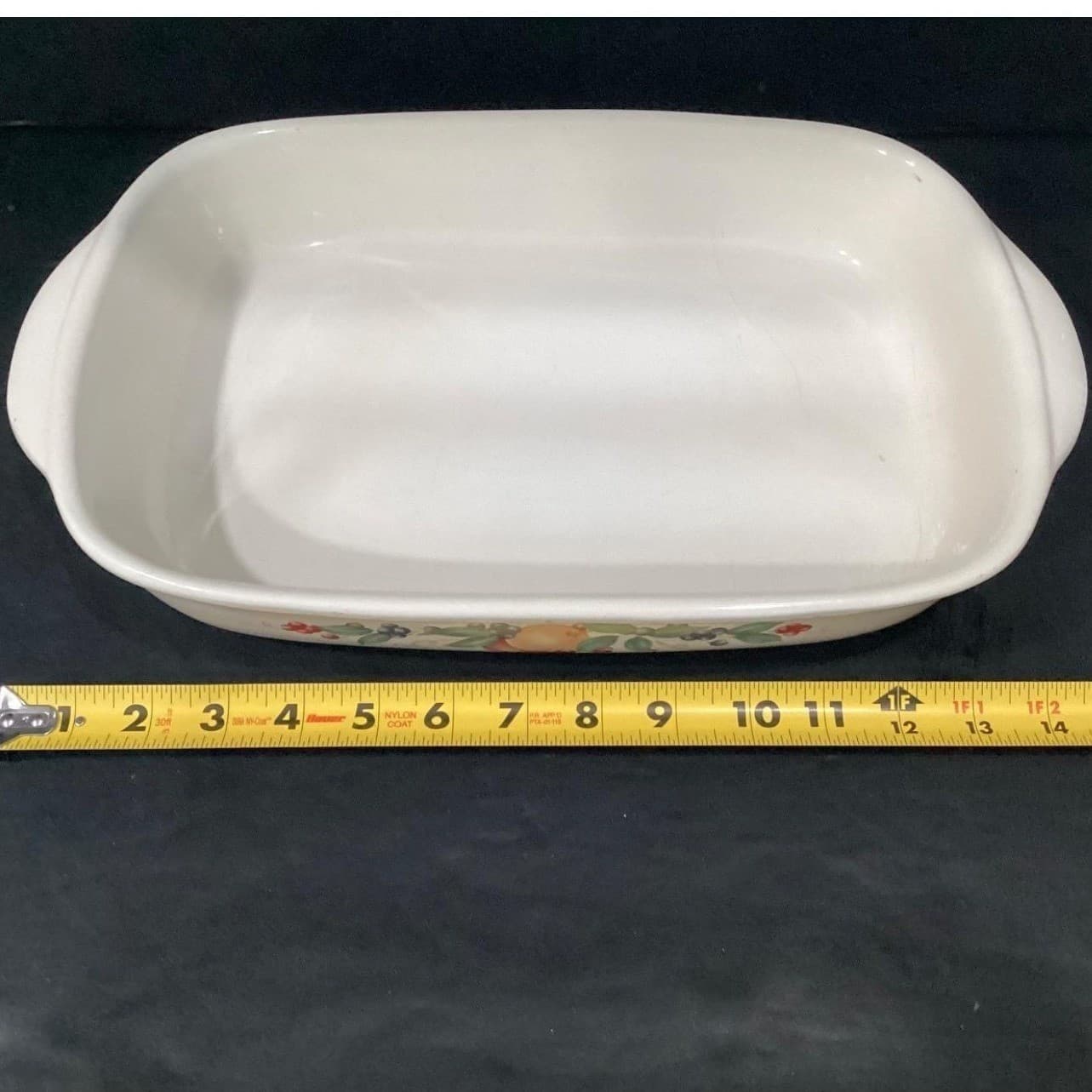 Vintage Corelle Coordinates Abundance Stoneware 9"x13" Casserole Baking Dish Pan - Thumbnail 2