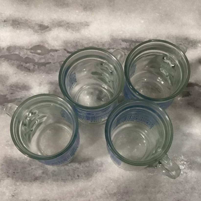 ANCHOR HOCKING Corporate Plaza Irish Mugs Glass Container Tampa Florida Set Of 4 - Thumbnail 5