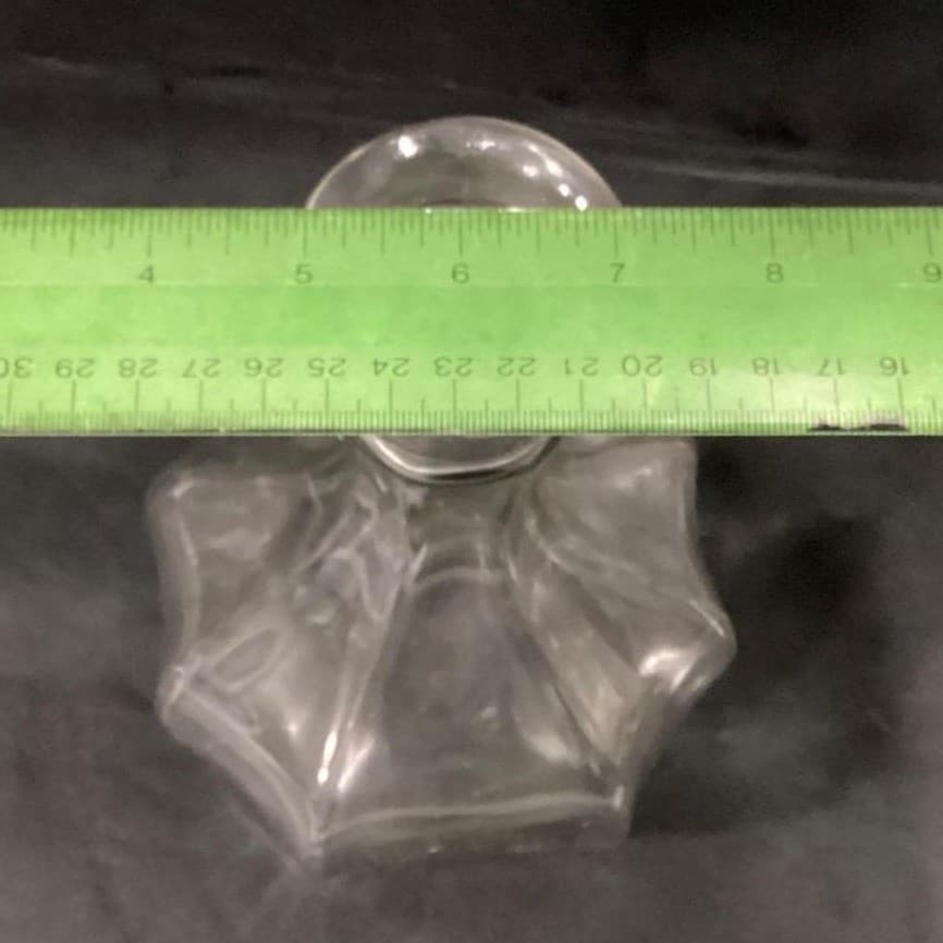 Vintage Jack Daniels Old No 7 Bourbon Whiskey Glass Decanter Bottle Gold 1.75L * - Thumbnail 3