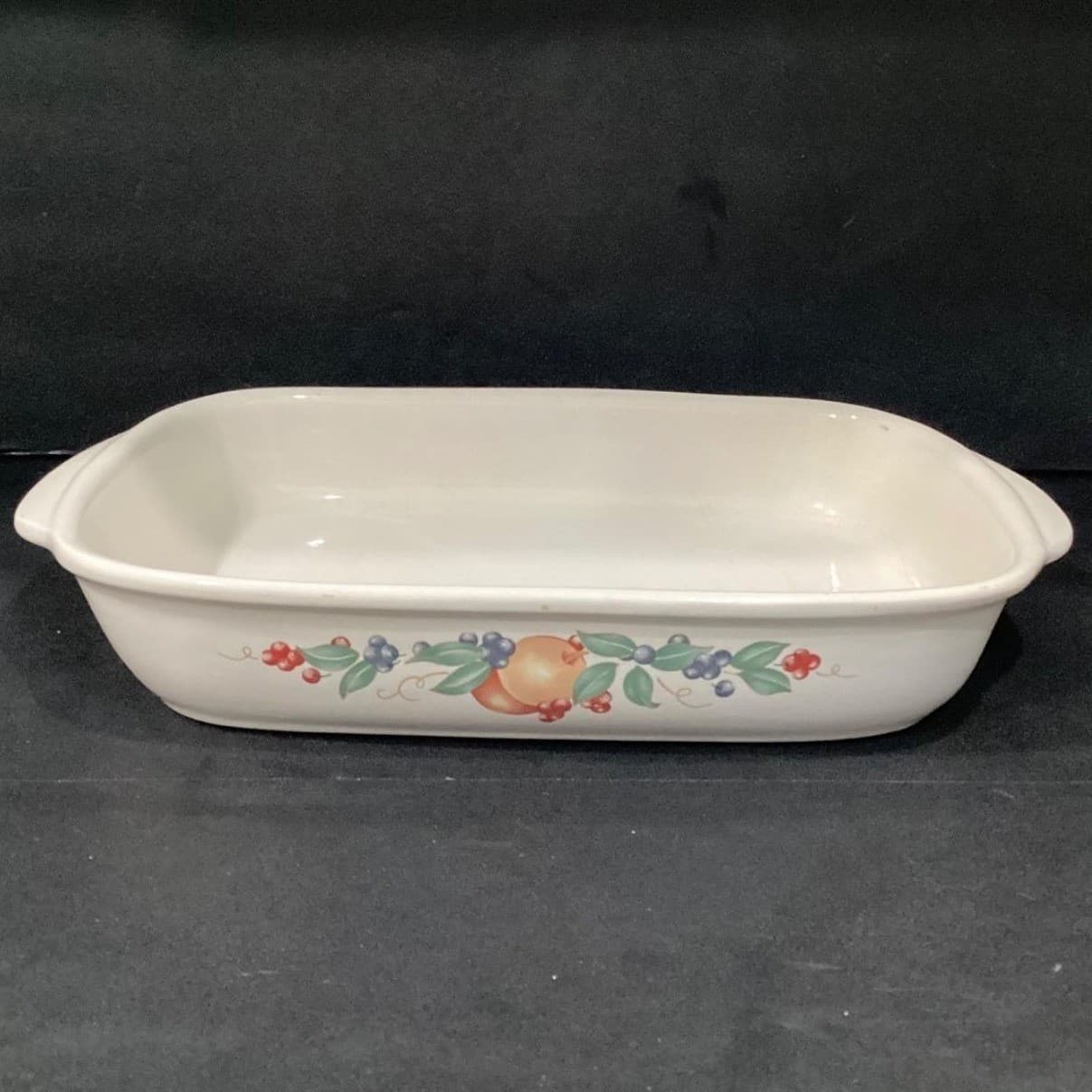 Vintage Corelle Coordinates Abundance Stoneware 9"x13" Casserole Baking Dish Pan - Thumbnail 9
