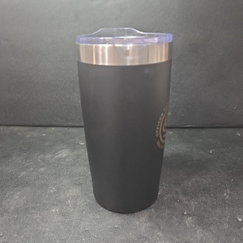 United States Army Officer Candidate School Tumbler, BPA Free Black Travel Cup - Thumbnail 3