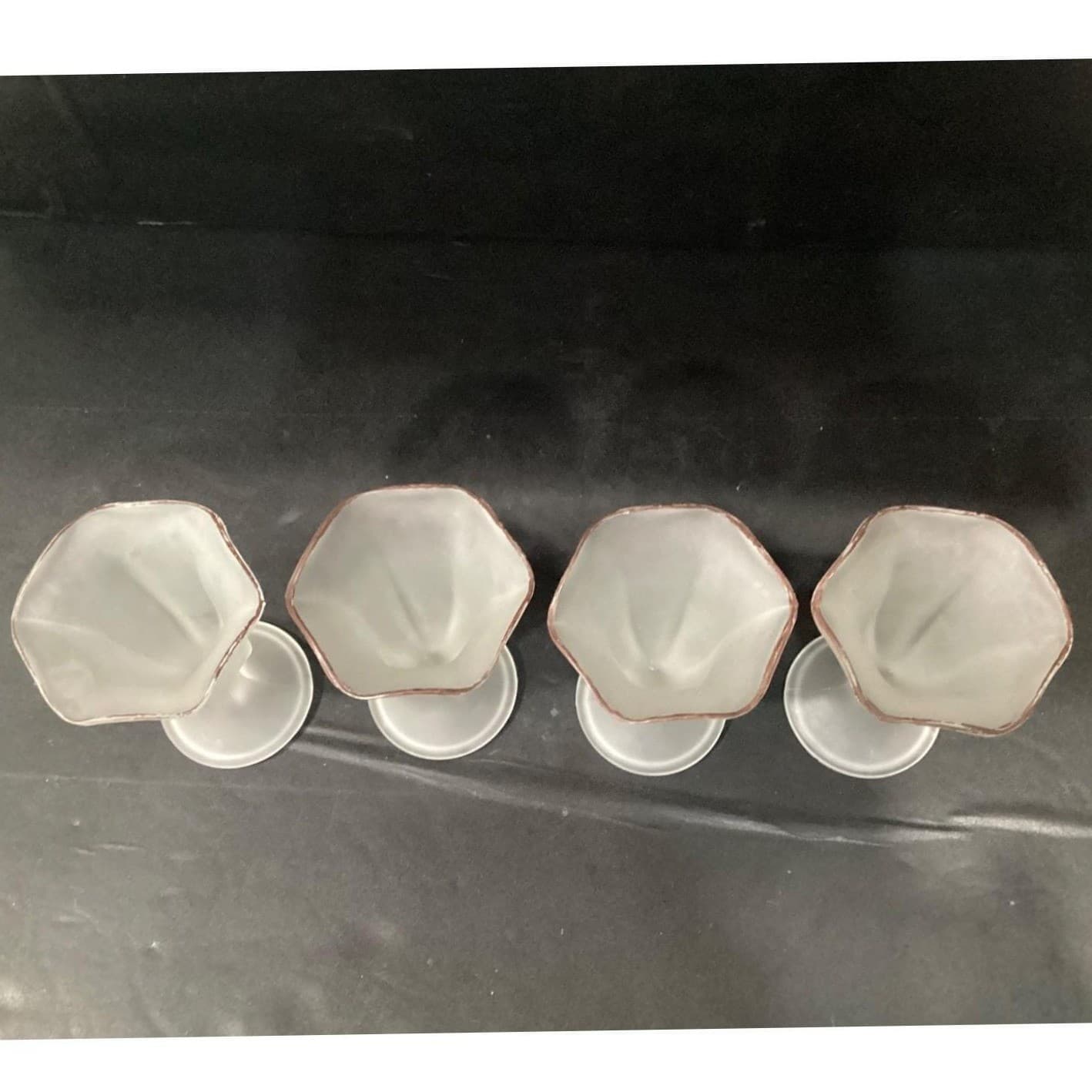 Set of 4 Frosted Hershey's Chocolate Memories Parfait Ice Cream Sundae Glasses * - Thumbnail 5