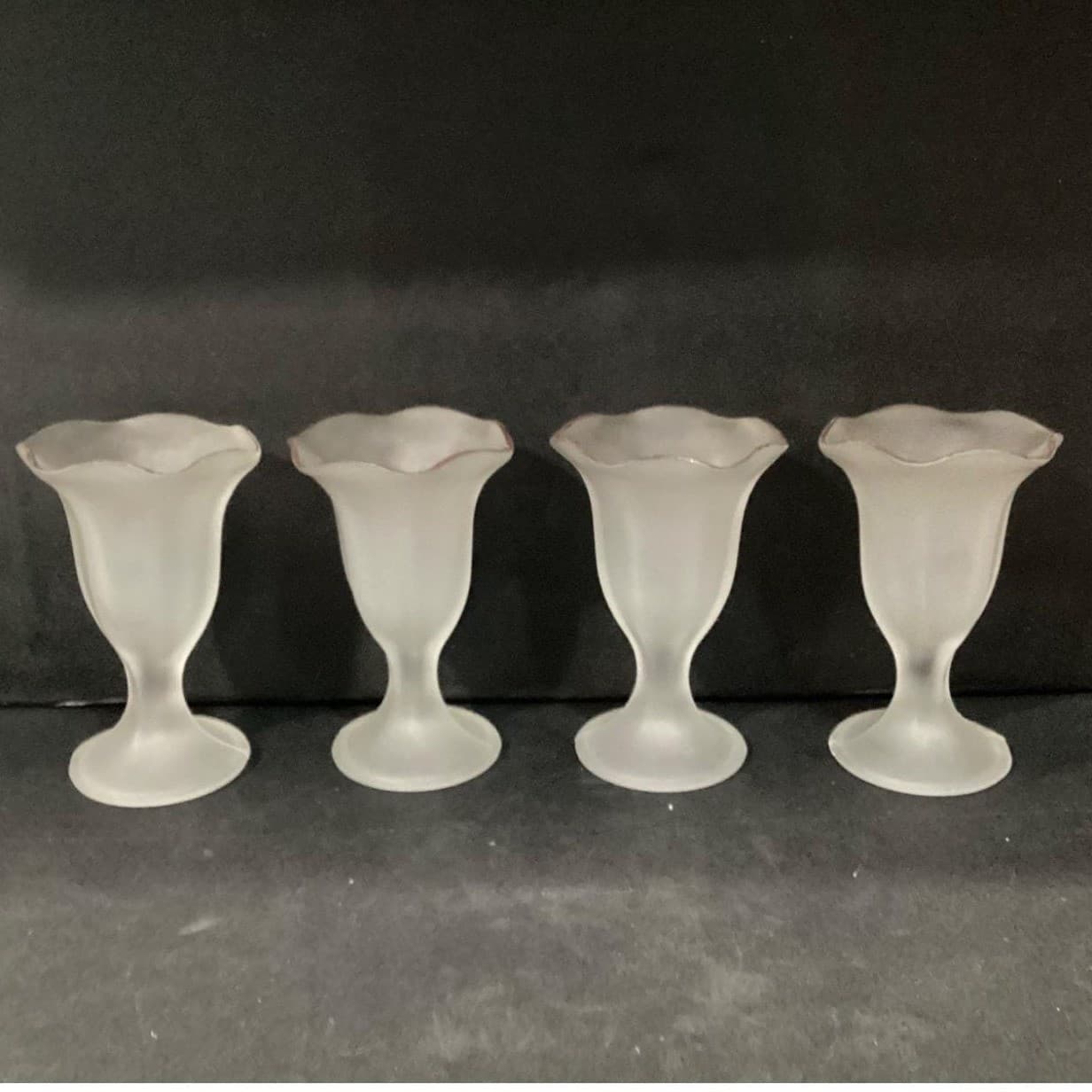 Set of 4 Frosted Hershey's Chocolate Memories Parfait Ice Cream Sundae Glasses * - Thumbnail 10