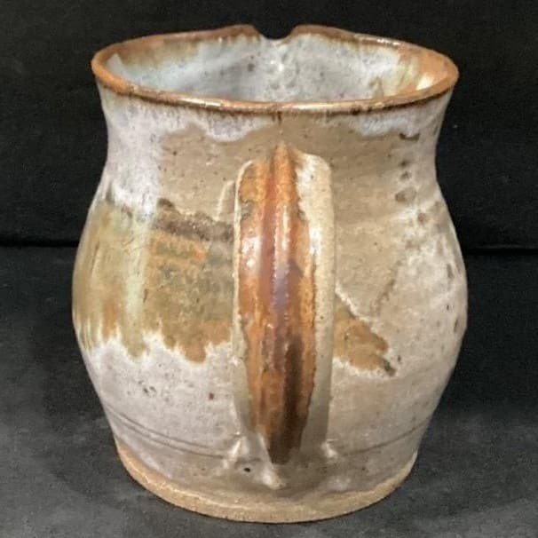 Studio Pottery Stoneware Ceramic 7" Pitcher Speckled Glazed - Thumbnail 10