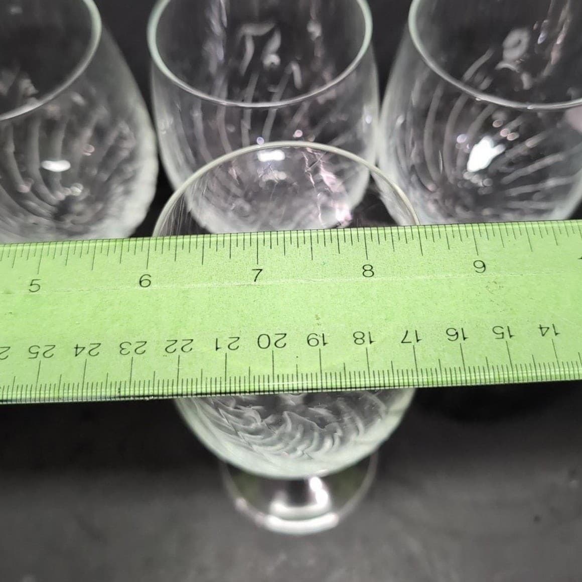 Royal Leerdam Radiance Pattern Wine Glasses, Set of 4, Replacement Stemware - Thumbnail 10