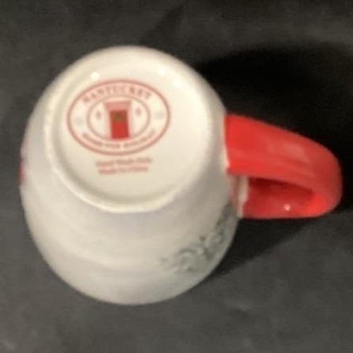 Nantucket Home for Holiday "Woody" Car Christmas Tree Coffee Tea Cup Mug - Thumbnail 5