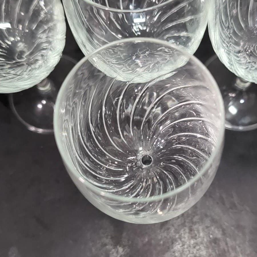 Royal Leerdam Radiance Pattern Wine Glasses, Set of 4, Replacement Stemware - Thumbnail 7
