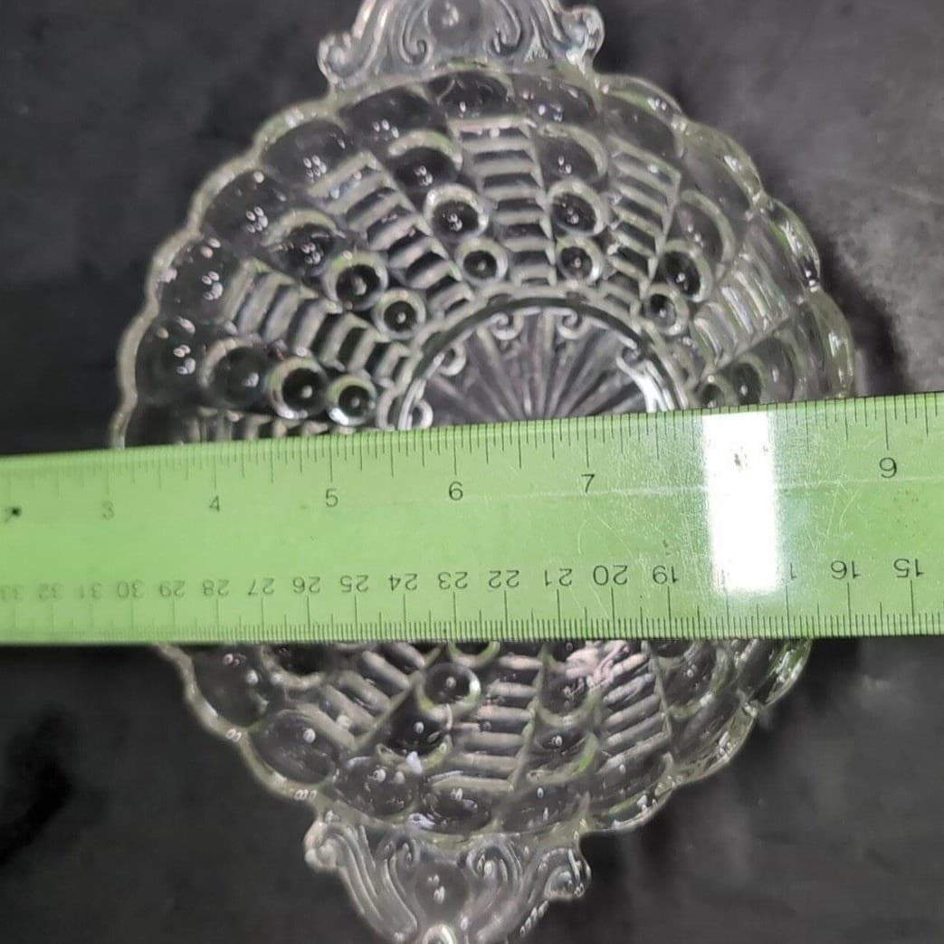 Anchor Hocking Clear Bubble Glass Dish, Tab Handle Bowl, Replacement Glassware - Thumbnail 10