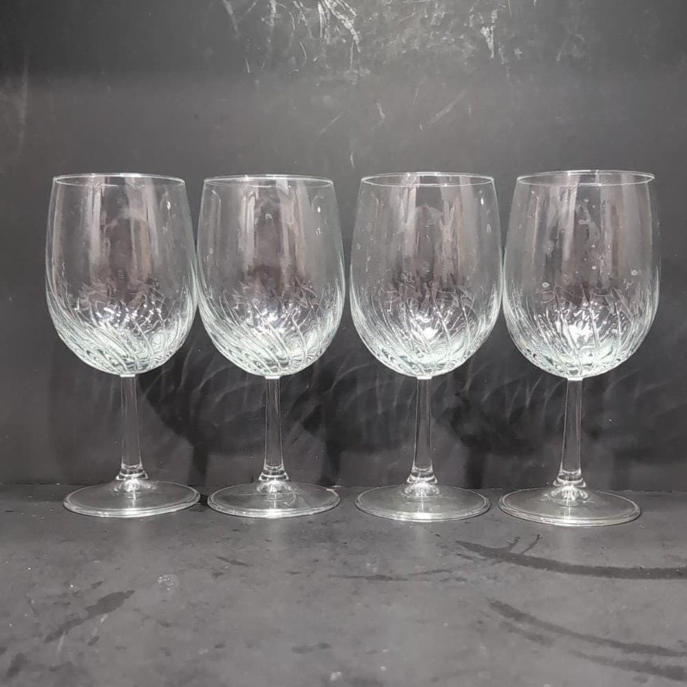 Royal Leerdam Radiance Pattern Wine Glasses, Set of 4, Replacement Stemware - Thumbnail 5