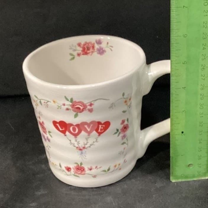 Large Coffee Mug Love Colorful Hearts - Thumbnail 2