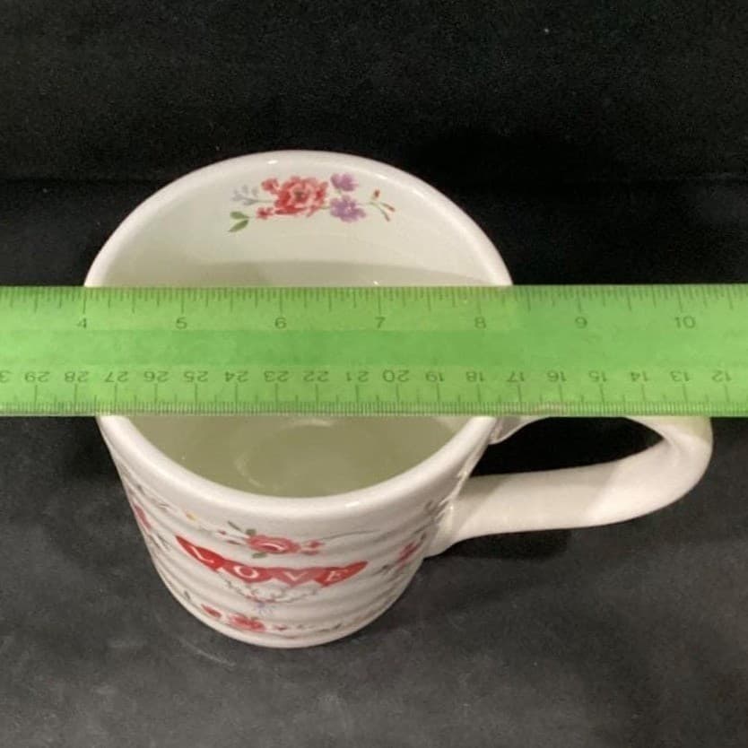Large Coffee Mug Love Colorful Hearts - Thumbnail 3