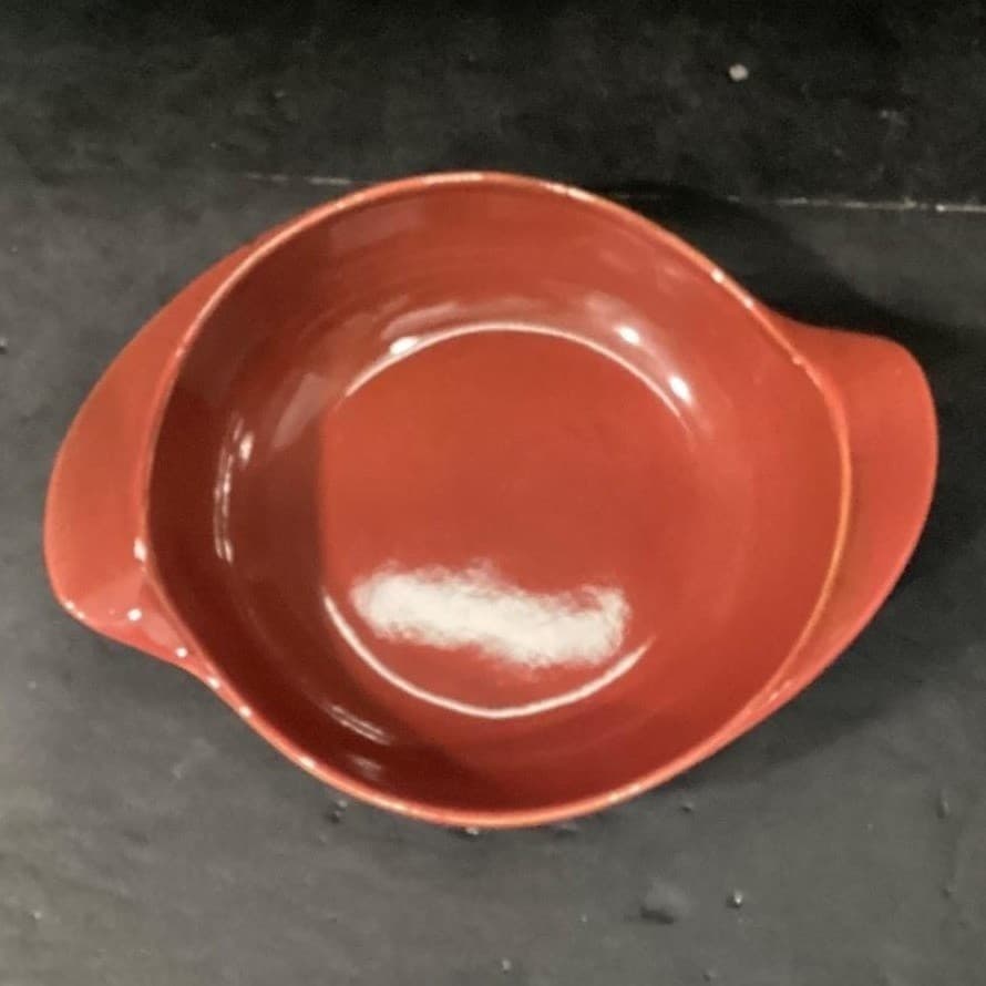 Mikasa Global Cuisine Red-GC505 Individual Casserole Dish, Vintage Serving Bowl - Thumbnail 4