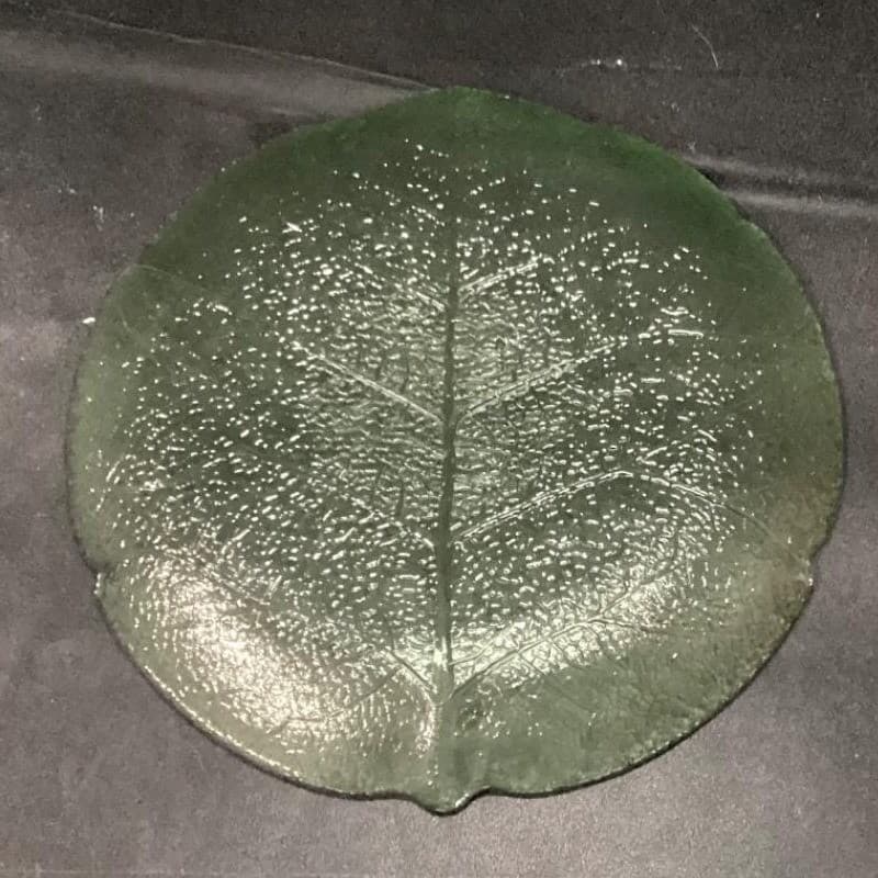 Arcoroc France Aspen Leaf 7.5" Salad Plates Green Set of 2 - Thumbnail 4