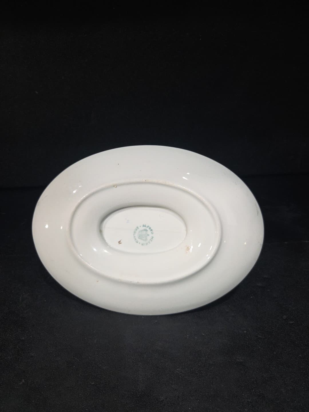 Overland by Alfred Meakin England Gravy Boat with Attached Underplate - Thumbnail 6