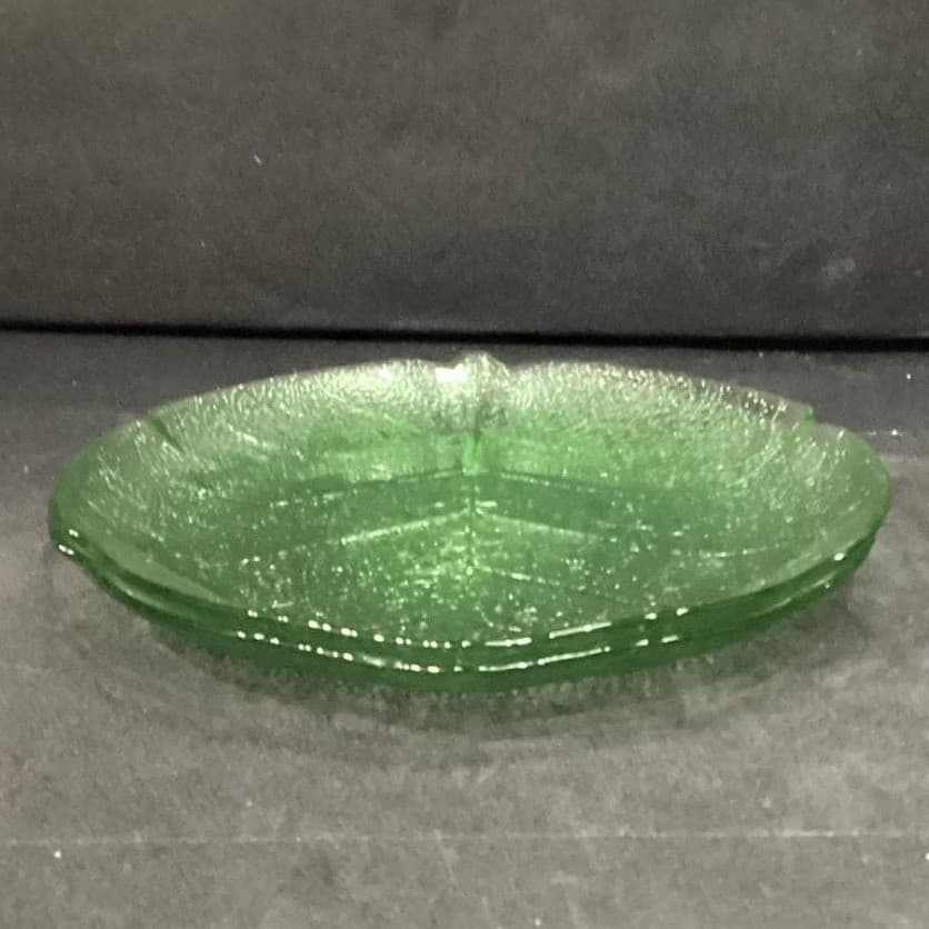 Arcoroc France Aspen Leaf 7.5" Salad Plates Green Set of 2 - Thumbnail 8