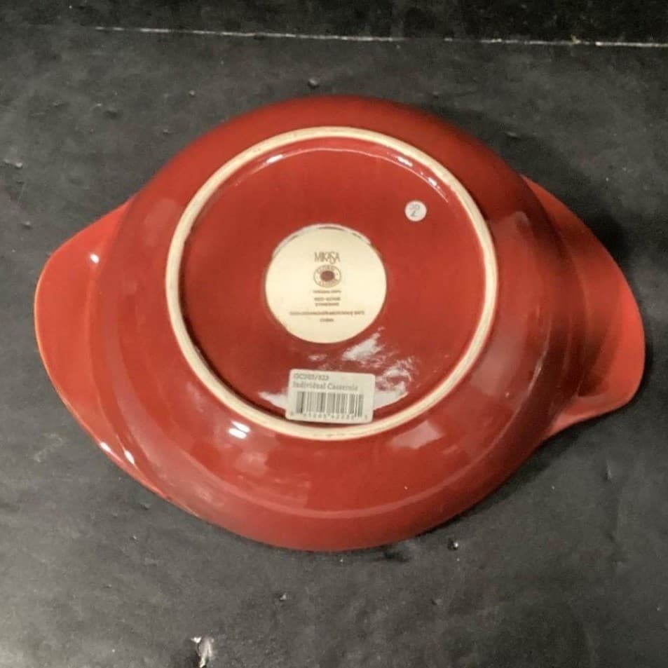 Mikasa Global Cuisine Red-GC505 Individual Casserole Dish, Vintage Serving Bowl - Thumbnail 5