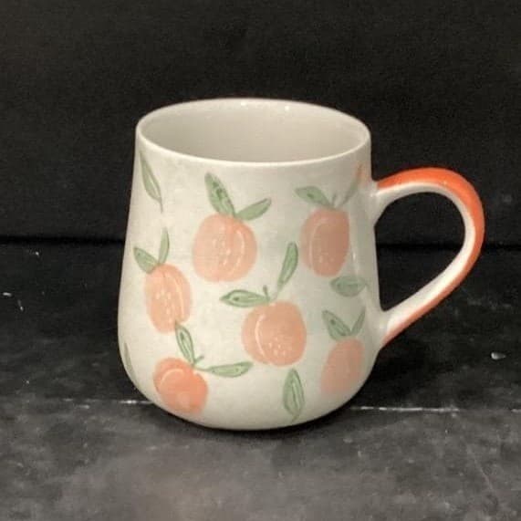Taimei Teatime "Cozy Vibes" Coffee Cup, Ceramic Peach Themed Mug, Drinkware - Thumbnail 10