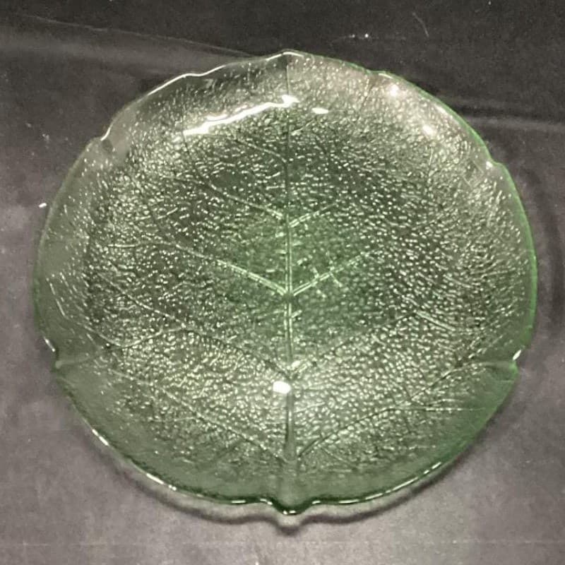 Arcoroc France Aspen Leaf 7.5" Salad Plates Green Set of 2 - Thumbnail 3