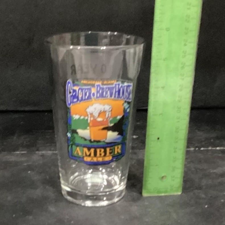 Glacier Brewhouse India Pale & Amber Ale Pints Glasses Set of 2 Anchorage Alaska - Thumbnail 6