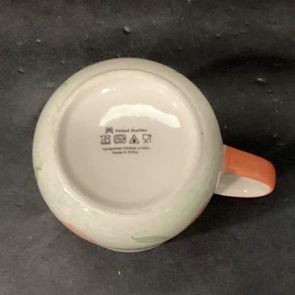 Taimei Teatime "Cozy Vibes" Coffee Cup, Ceramic Peach Themed Mug, Drinkware - Thumbnail 4