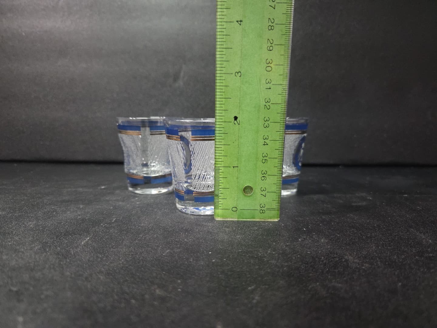Norwegian Cruise Lines Shot Glass, Vintage M/S. SEAWARD, Anchor Design, Set Of 4 - Thumbnail 8