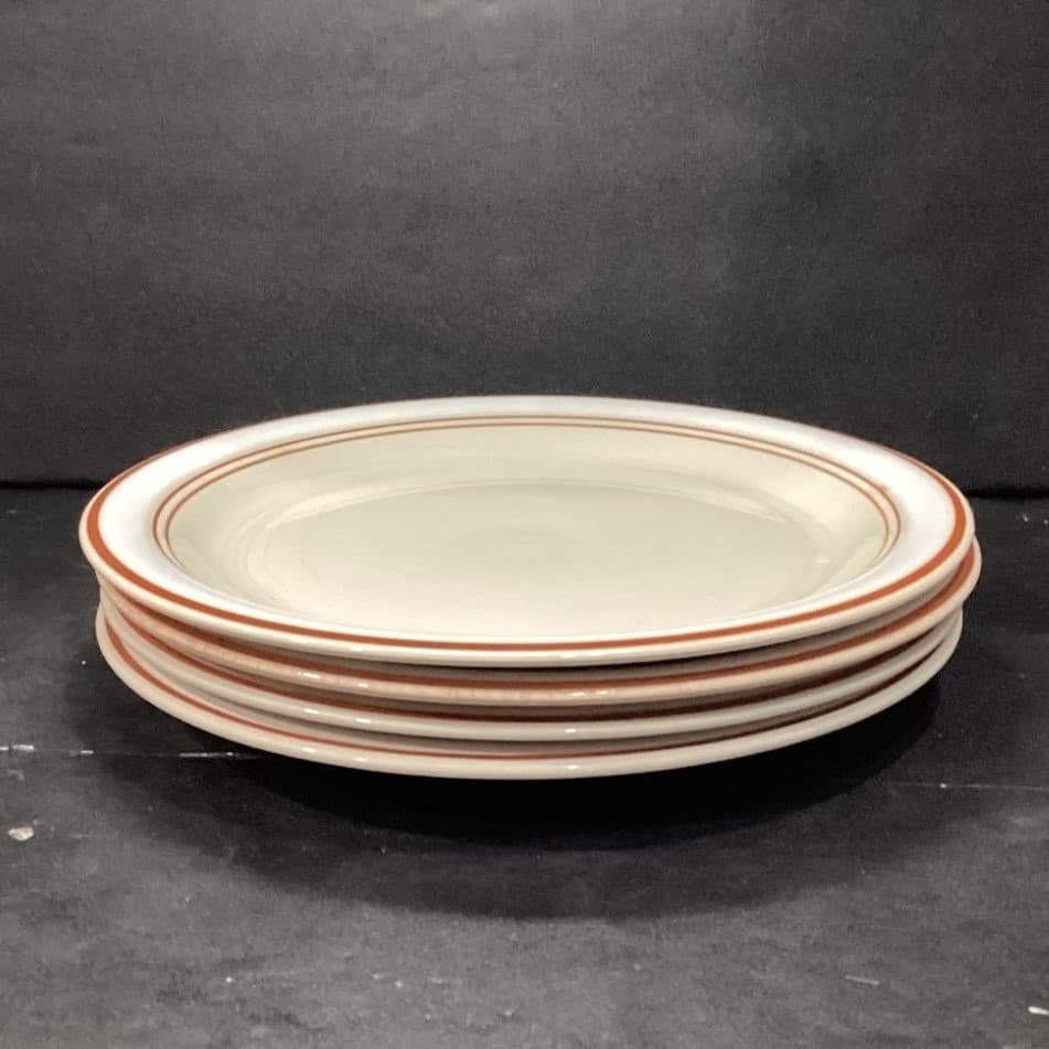 Anchor Hocking Adobe Dinner Plates #C8700/10, Set of 4, Vtg Stoneware, Tableware - Thumbnail 10