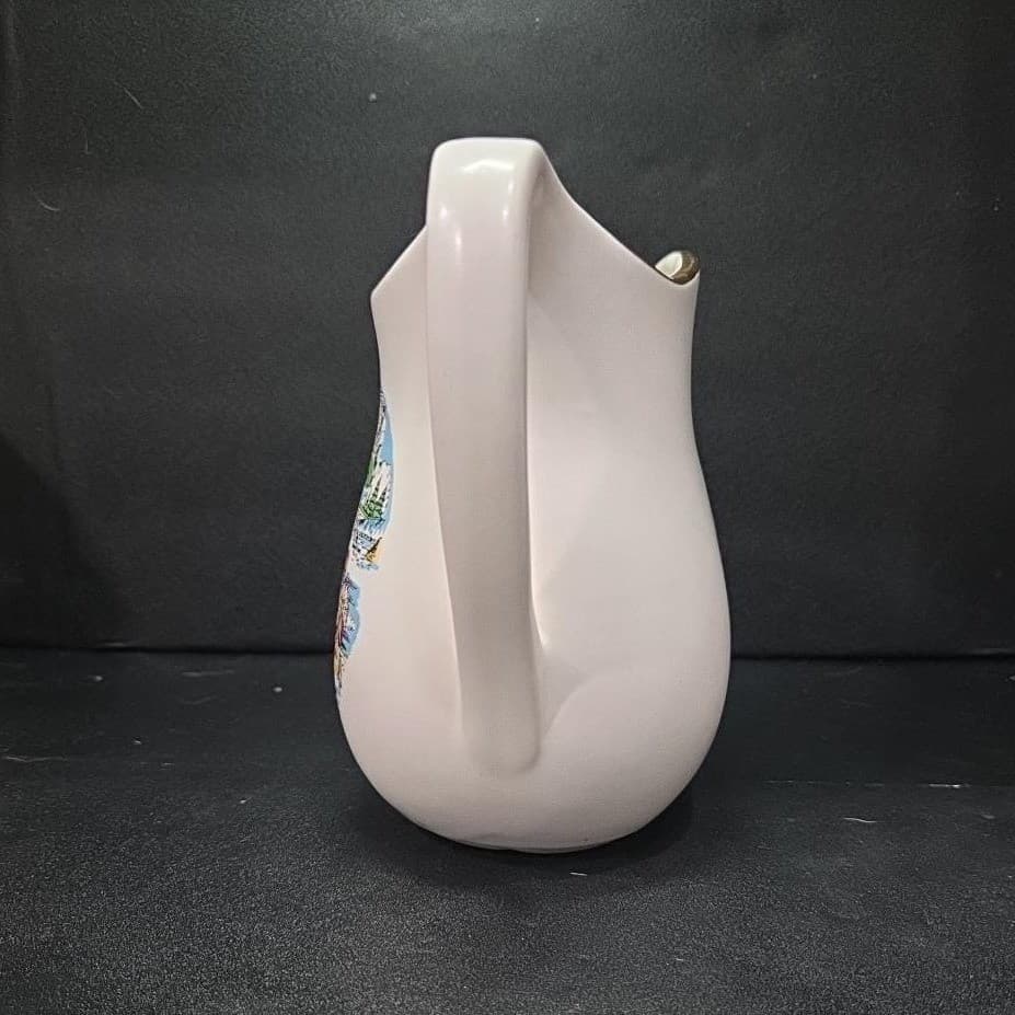 McCoy Pottery Wisconsin Pitcher #365, Vintage Farmhouse Kitchen Decor Vessel - Thumbnail 5