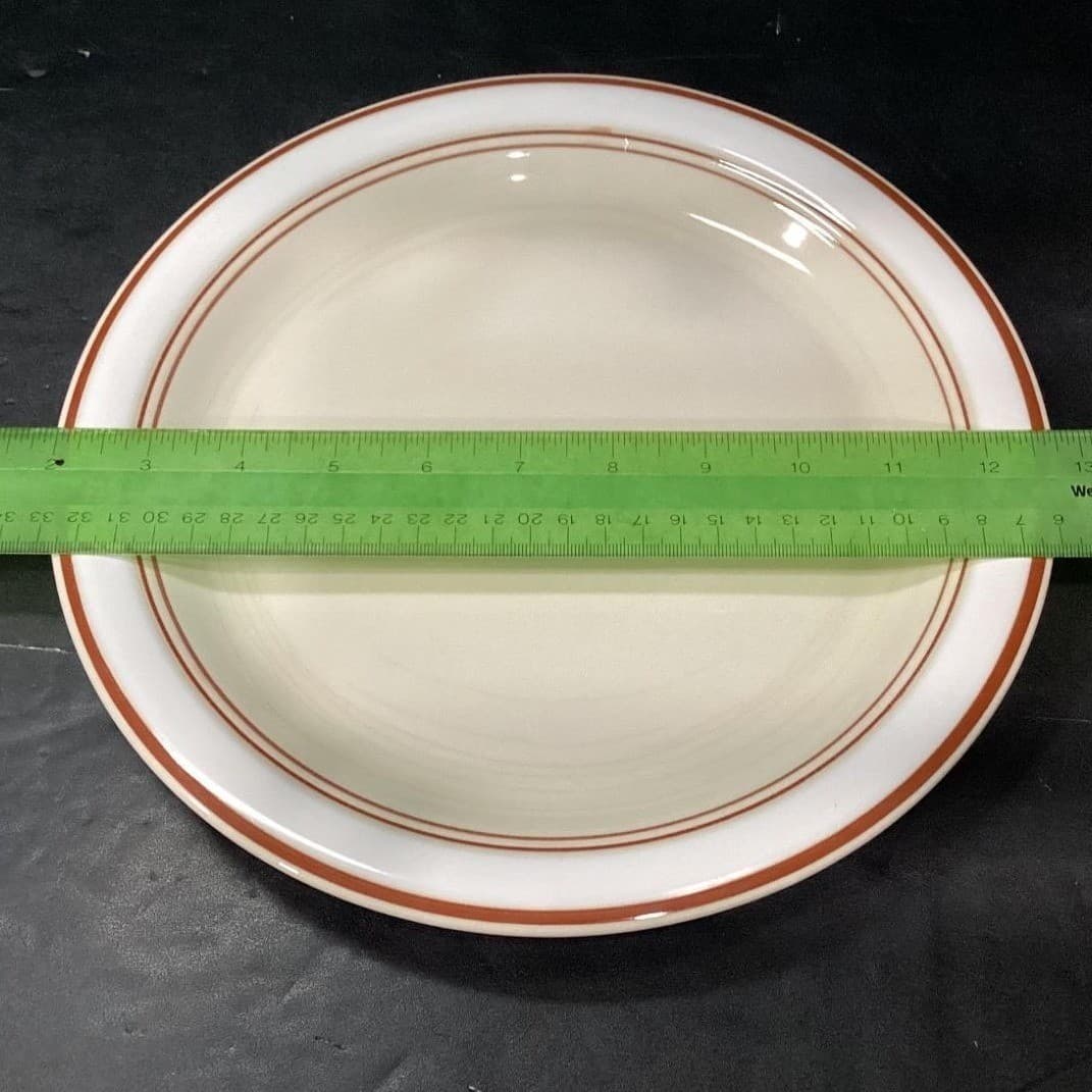 Anchor Hocking Adobe Dinner Plates #C8700/10, Set of 4, Vtg Stoneware, Tableware - Thumbnail 7