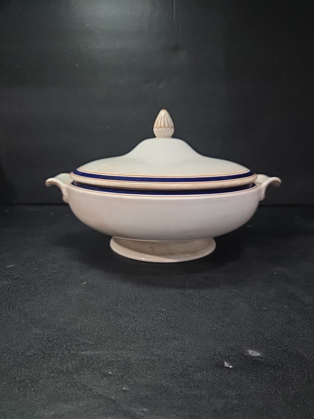 Antique BRISTOL Pountrey & Co. LTD. Covered Serving Dish/Tureen ~ England