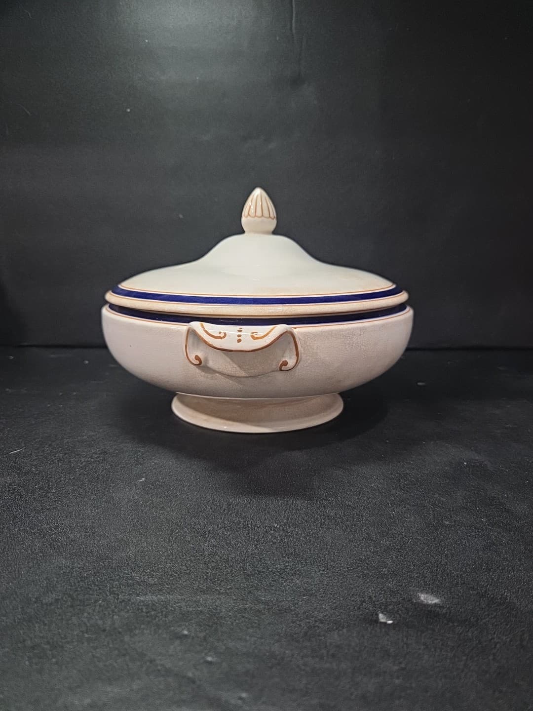Antique BRISTOL Pountrey & Co. LTD. Covered Serving Dish/Tureen ~ England - Thumbnail 2