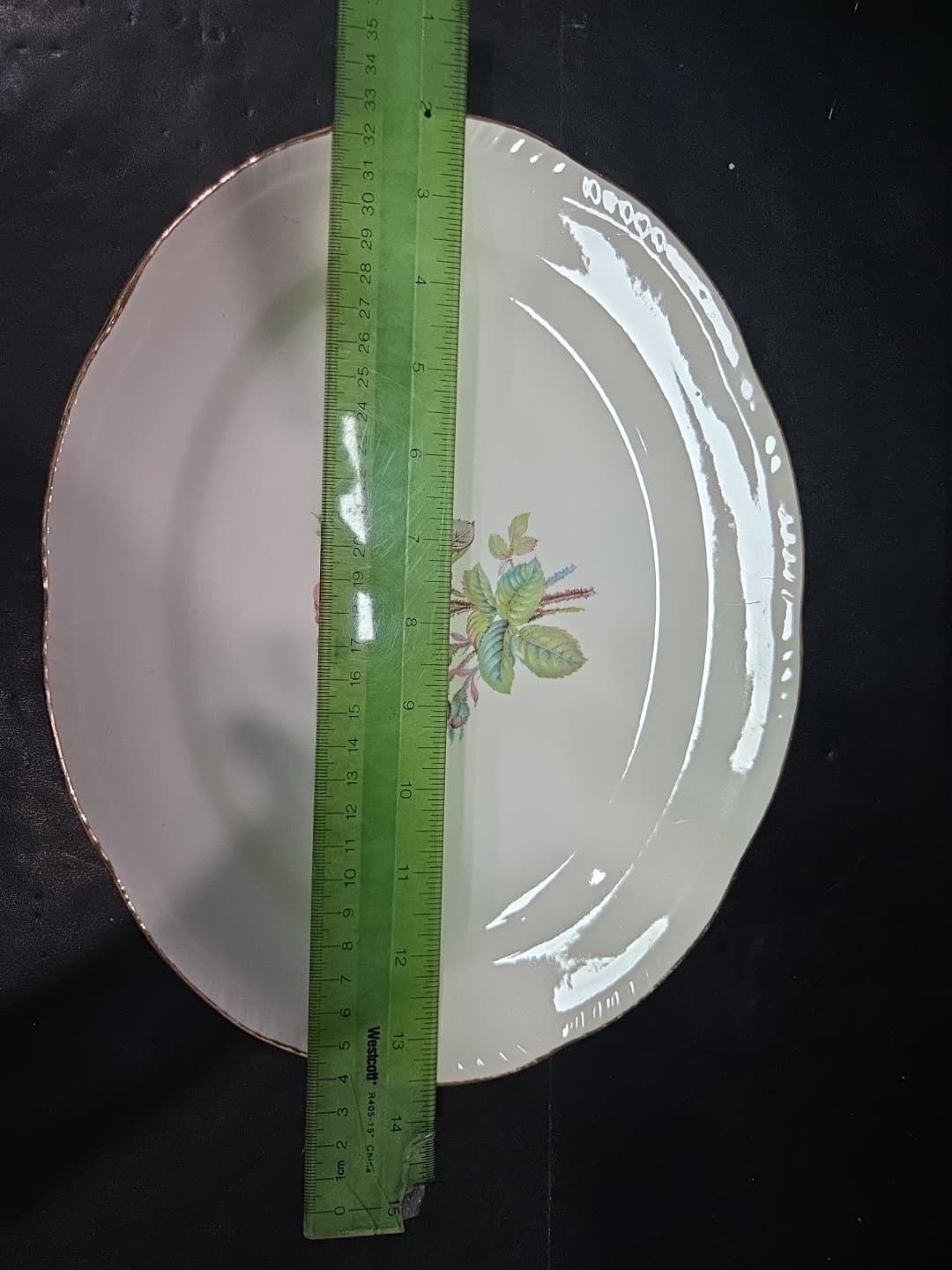 Homer Laughlin Calirose Oval Serving Platter Tray- Cunningham & Pickett, Inc - Thumbnail 4