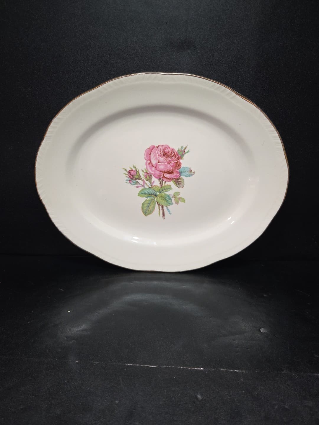 Homer Laughlin Calirose Oval Serving Platter Tray- Cunningham & Pickett, Inc