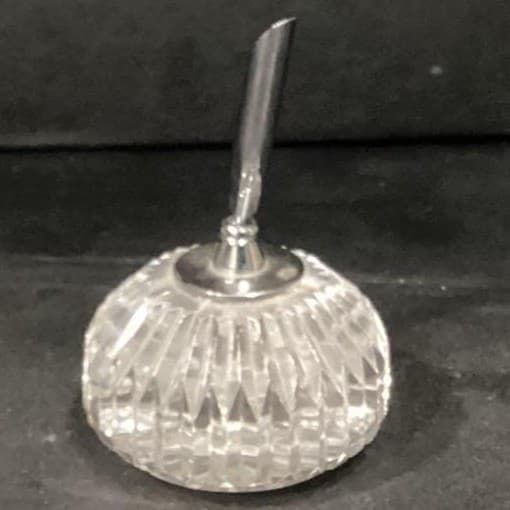 Waterford Crystal Pen Holder w/o Clear Ribbed Paperweight * - Thumbnail 10