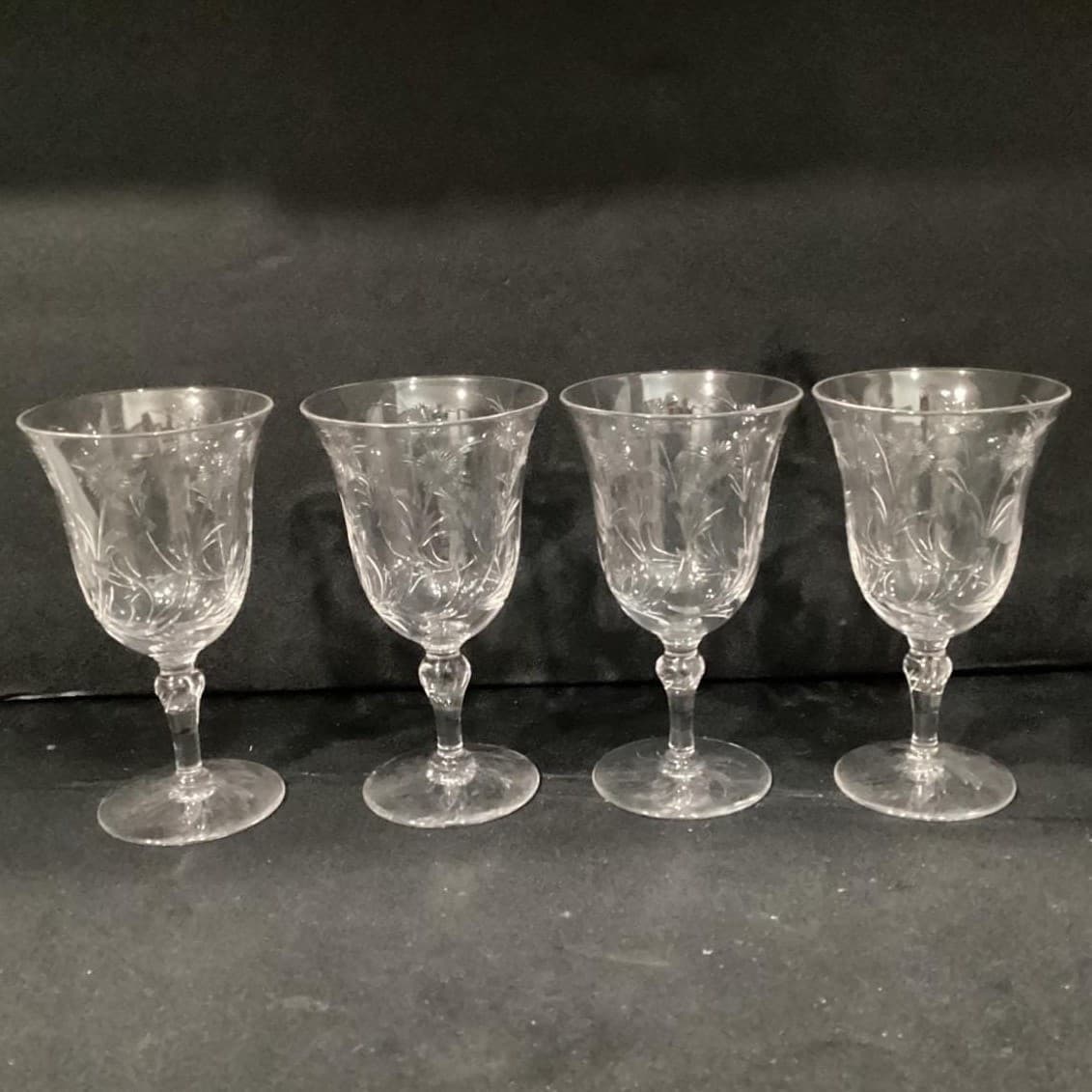 Stuart Crystal Water Goblets/Wine Glasses STU96 Set of 4 - Thumbnail 10