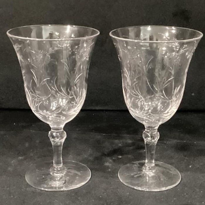 Stuart Crystal Water Goblets/Wine Glasses STU96 Set of 2 - Thumbnail 11