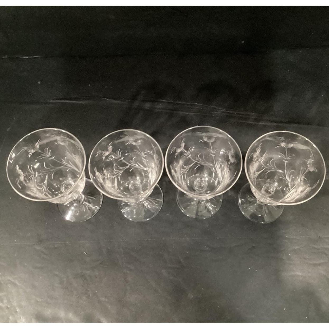 Stuart Crystal Water Goblets/Wine Glasses STU96 Set of 4 - Thumbnail 5