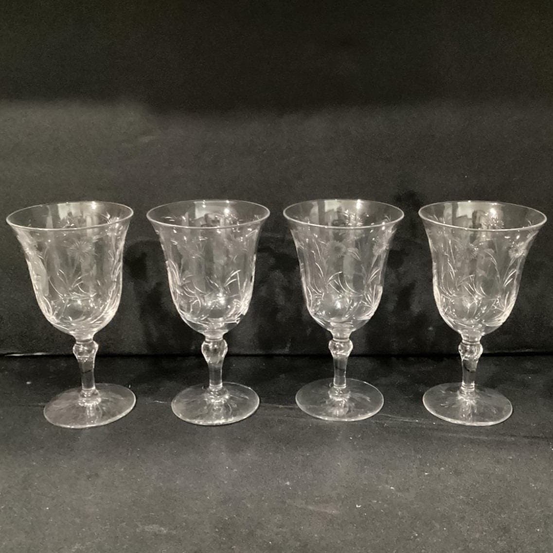 Stuart Crystal Water Goblets/Wine Glasses STU96 Set of 4 - Thumbnail 8