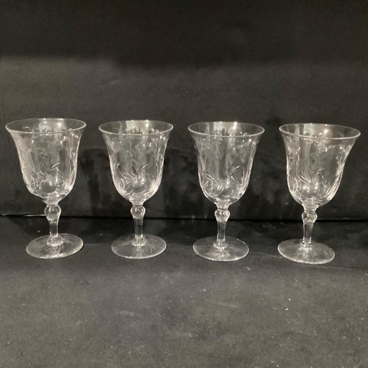 Stuart Crystal Water Goblets/Wine Glasses STU96 Set of 4 - Thumbnail 7
