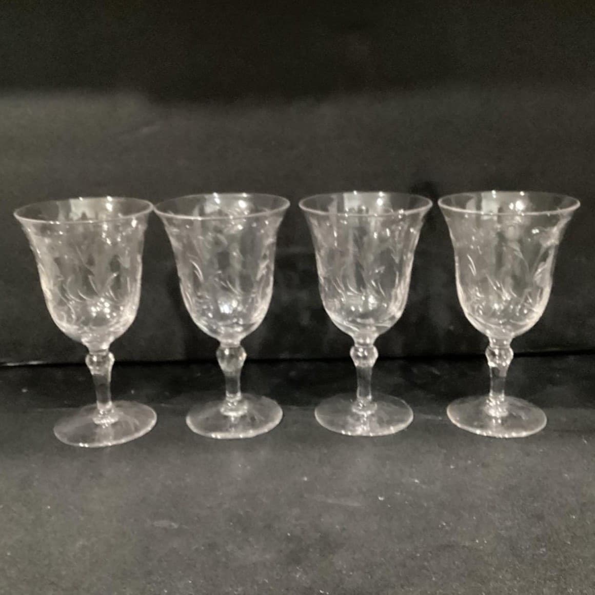 Stuart Crystal Water Goblets/Wine Glasses STU96 Set of 4 - Thumbnail 11