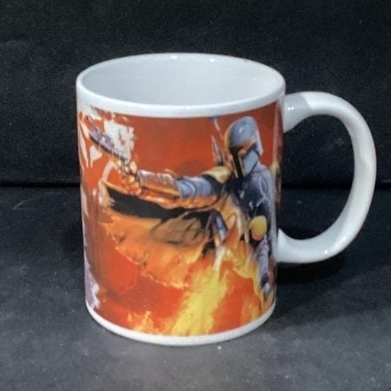 Star Wars Boba Fett & Han Solo Coffee Cup, Character Art Ceramic Mug, Drinkware - Thumbnail 4