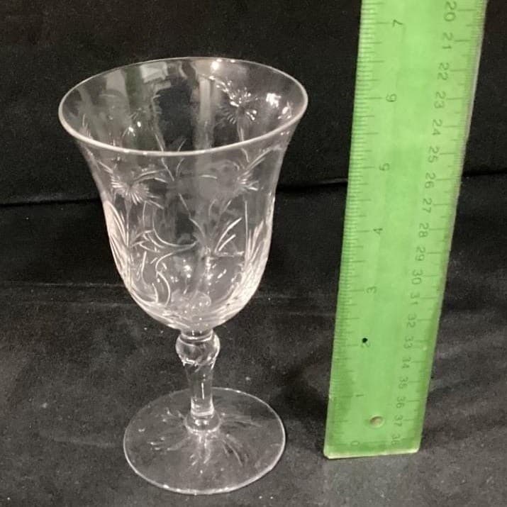 Stuart Crystal Water Goblets/Wine Glasses STU96 Set of 4 - Thumbnail 2