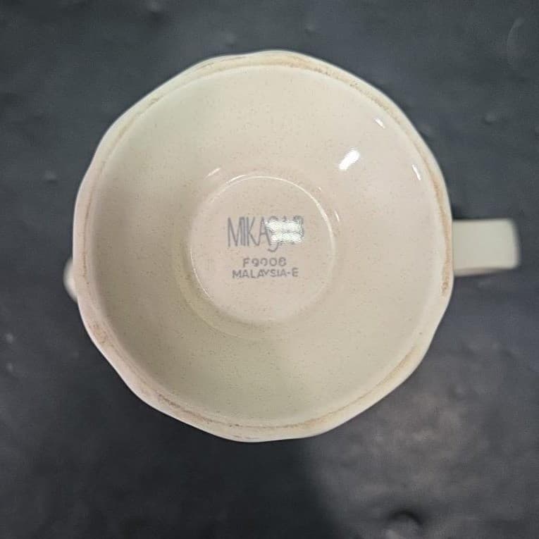 Mikasa Nature's Parade Creamer #F9006 , Vintage Floral Design, Footed Tableware - Thumbnail 8