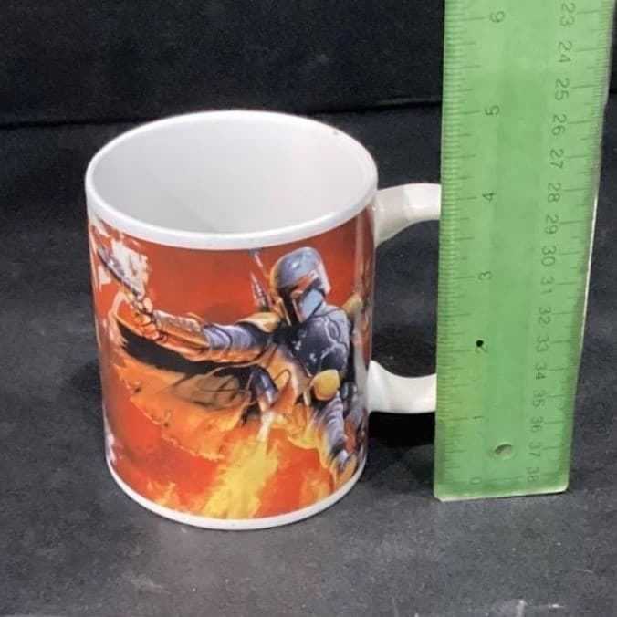 Star Wars Boba Fett & Han Solo Coffee Cup, Character Art Ceramic Mug, Drinkware - Thumbnail 6