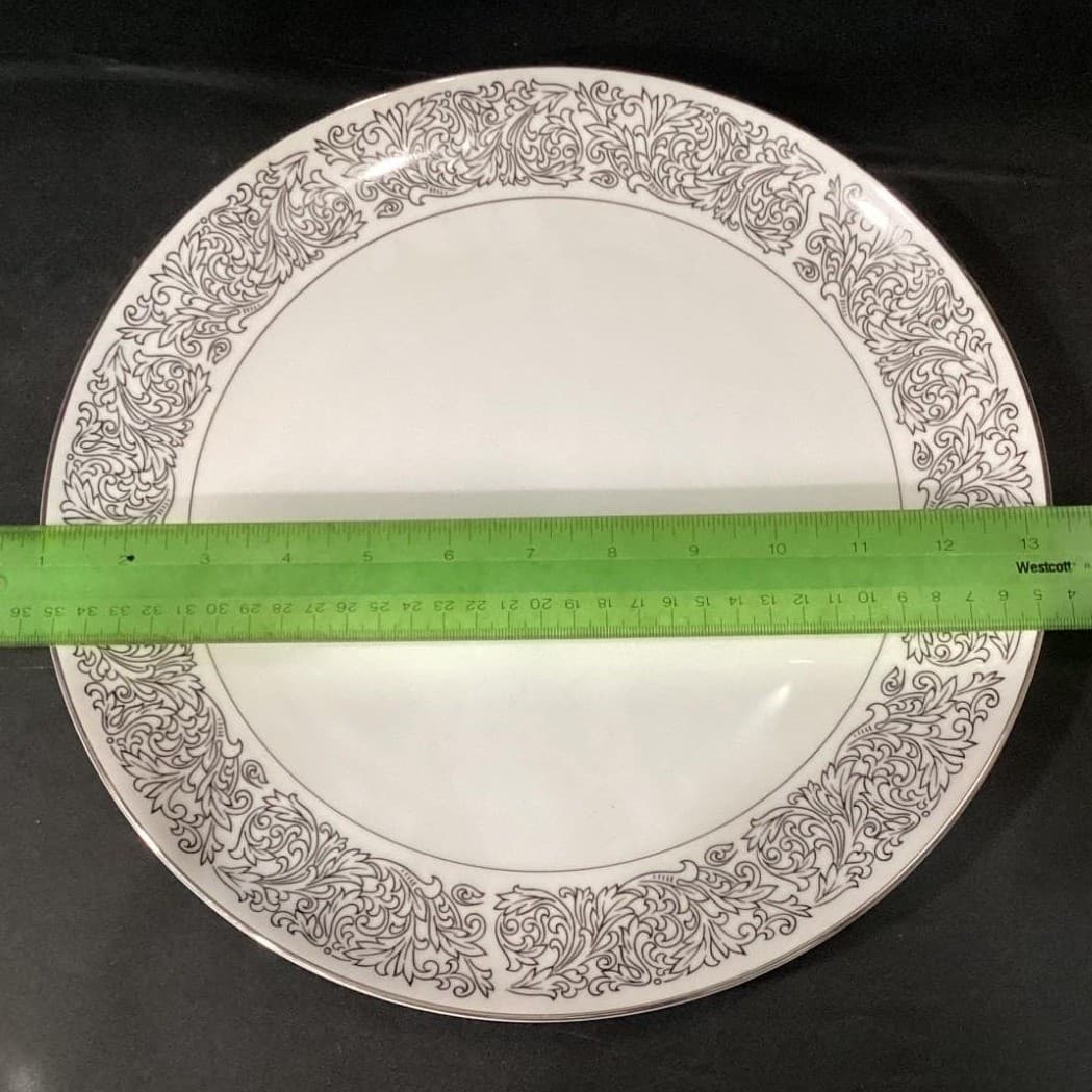 Brookwood Porcelain "Santiago" Chop Plate, Vintage Serving Platter, Tableware - Thumbnail 6