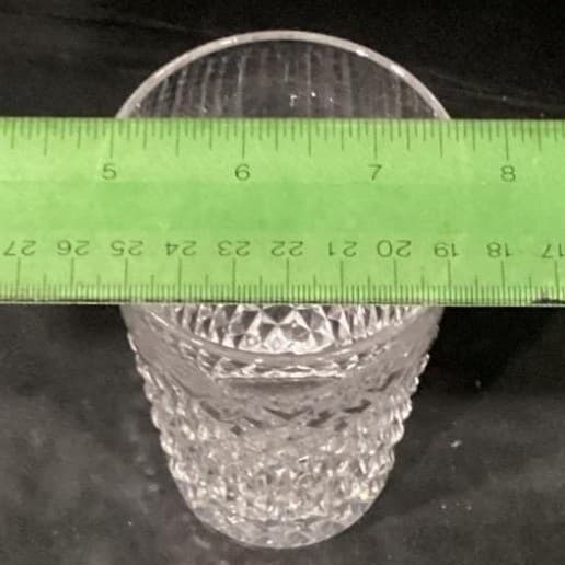 Waterford Alana Cut Crystal 12 oz Flat Tumblers 5" Tall Signed Glasses Set Of 2 - Thumbnail 3