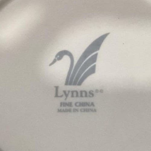 Lynn China "Christmas Pines" Bread Plates, Set of 2, Vintage Holiday Tableware - Thumbnail 5