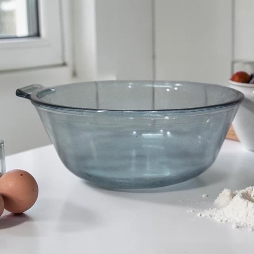 Pyrex Blue Flameware 1.5 Quart Saucepan, Vintage Replacement Casserole Dish