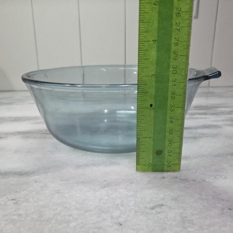 Pyrex Blue Flameware 1.5 Quart Saucepan, Vintage Replacement Casserole Dish - Thumbnail 9