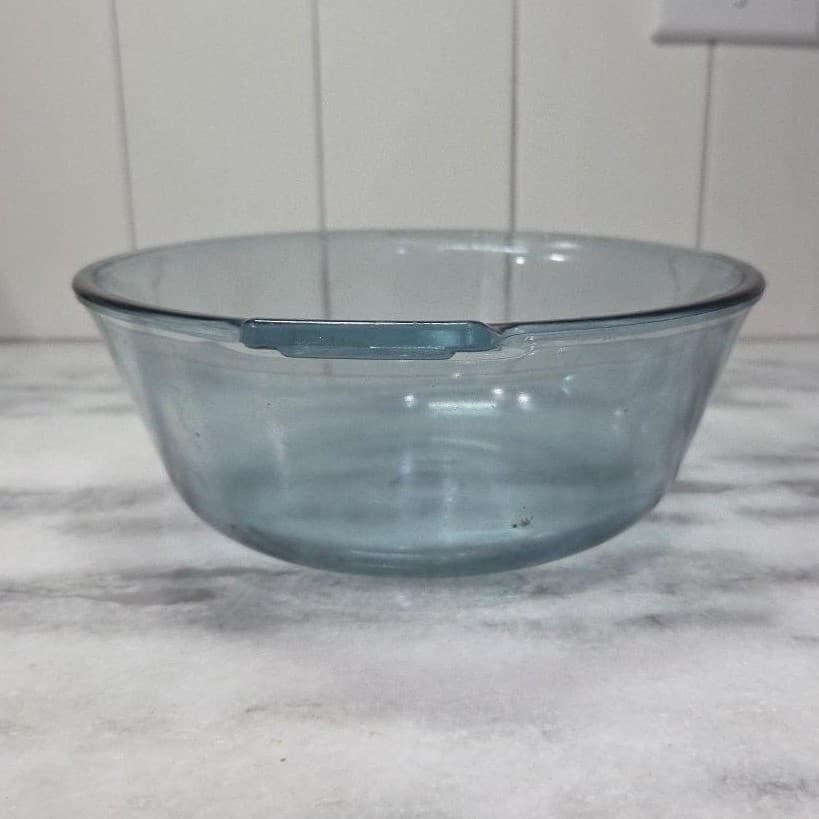 Pyrex Blue Flameware 1.5 Quart Saucepan, Vintage Replacement Casserole Dish - Thumbnail 3