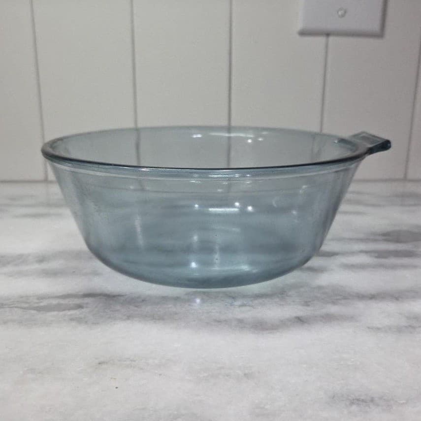 Pyrex Blue Flameware 1.5 Quart Saucepan, Vintage Replacement Casserole Dish - Thumbnail 4